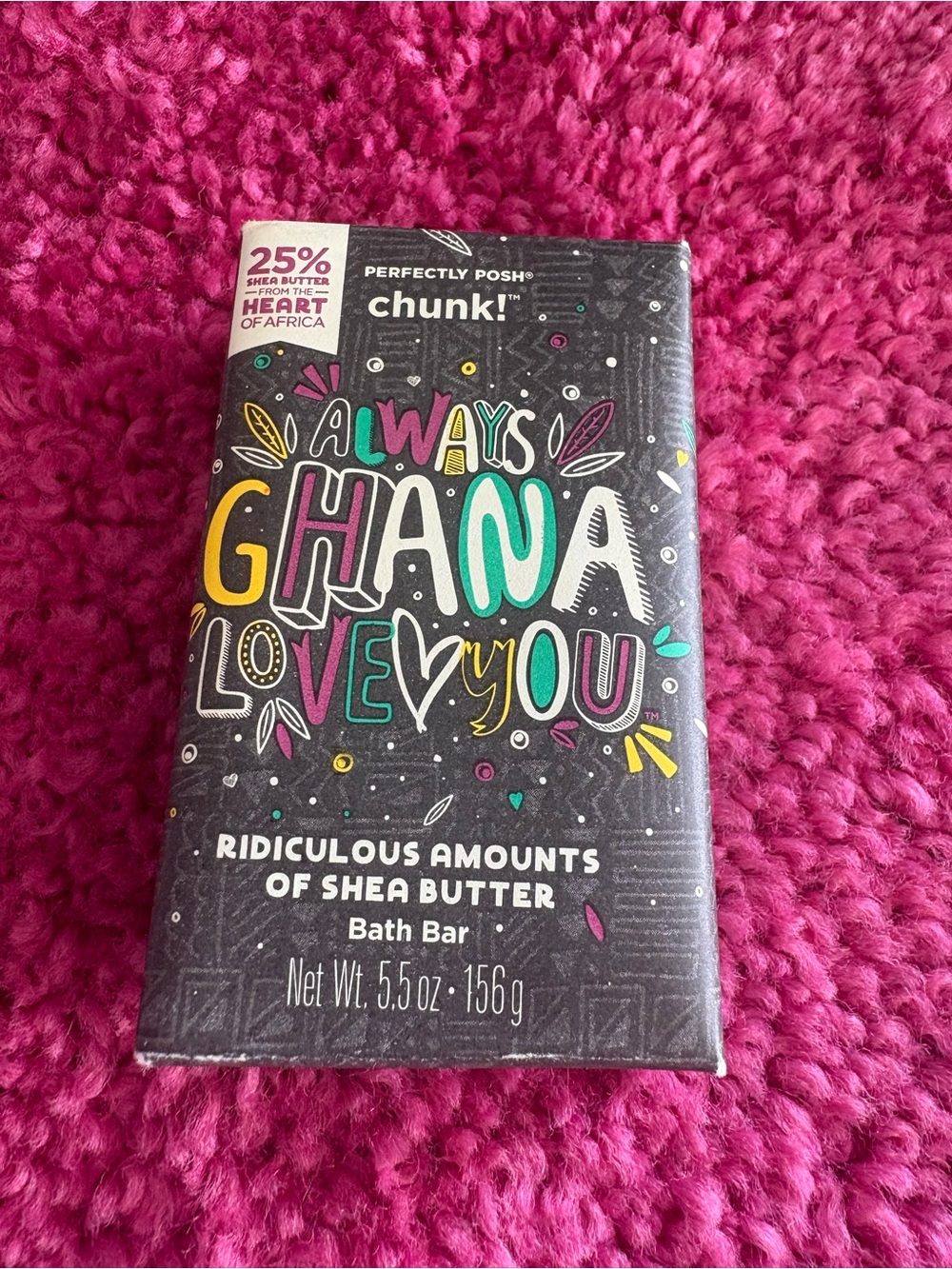Perfectly Posh Chunk! Always Ghana Love You Bath Bar-shea butter
